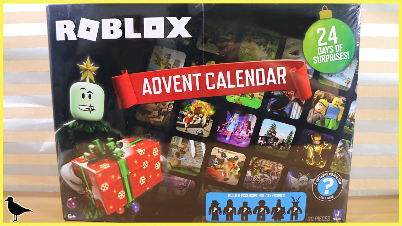 Roblox 2021 Advent Calendar Full 24 Day Unboxing! Birdew Reviews