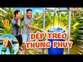Thử Thách Dùng Dép Treo Thùng Phuy Đầy Nước | Phước Lầy