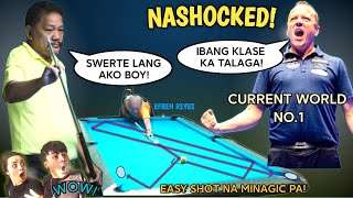 😲MAGICIAN EFREN REYES MULING NAGPASIKLAB NG MAGIC SHOT! CURRENT WORLD NO.1 BILLIARD PLAYER NAPABILIB