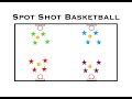 Spot shot basketball shooting game