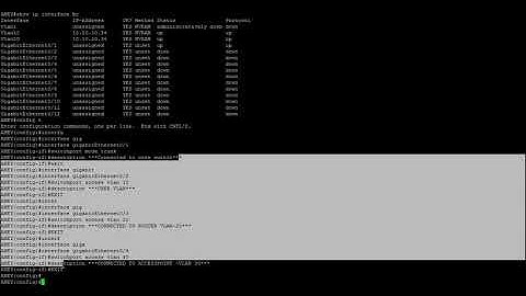 CISCO Switch 2960 configuration part 3