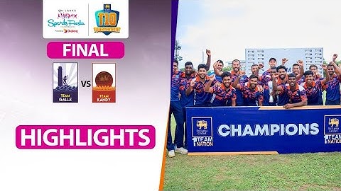 HIGHLIGHTS - Galle vs Kandy | Final - T10 Cricket Tournament - Sri Lanka Sports Fiesta 2024