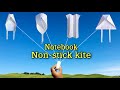 4 nonstick notebook paper plane flying notebook kite without stick kite making technokriart