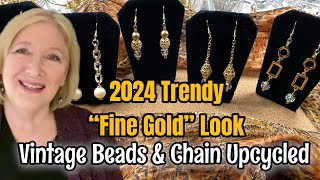 Upcycled Vintage Costume Jewelry to 2024 Jewelry Trends! Earrings Jewellery