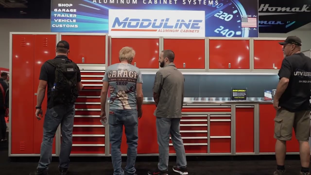 Moduline Aluminum Cabinets spotlight at 2022 SEMA show