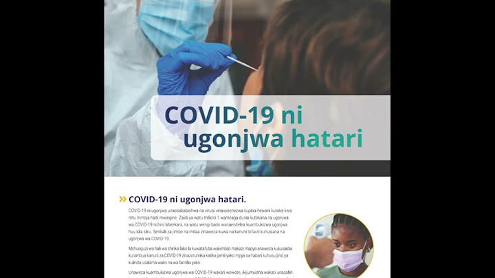 COVID-19 Information Swahili (East African) Page 3