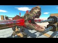 Dinosaurs in the hell of steel blades  animal revolt battle simulator