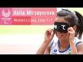Asila mirzayorova is a silver medallist  womens long jump t11  tokyo 2020 paralympic games