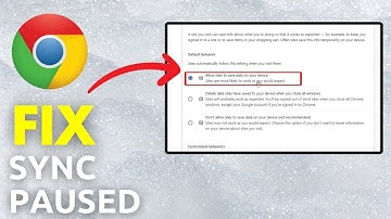 How To Fix Google Chrome Paused On Restart Problem | Google Chrome Sync Paused Error