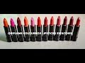 ORIFLAME COLOURBOX LIPSTICKS SWATCHES || NEW LAUNCH -  JANUARY 2018