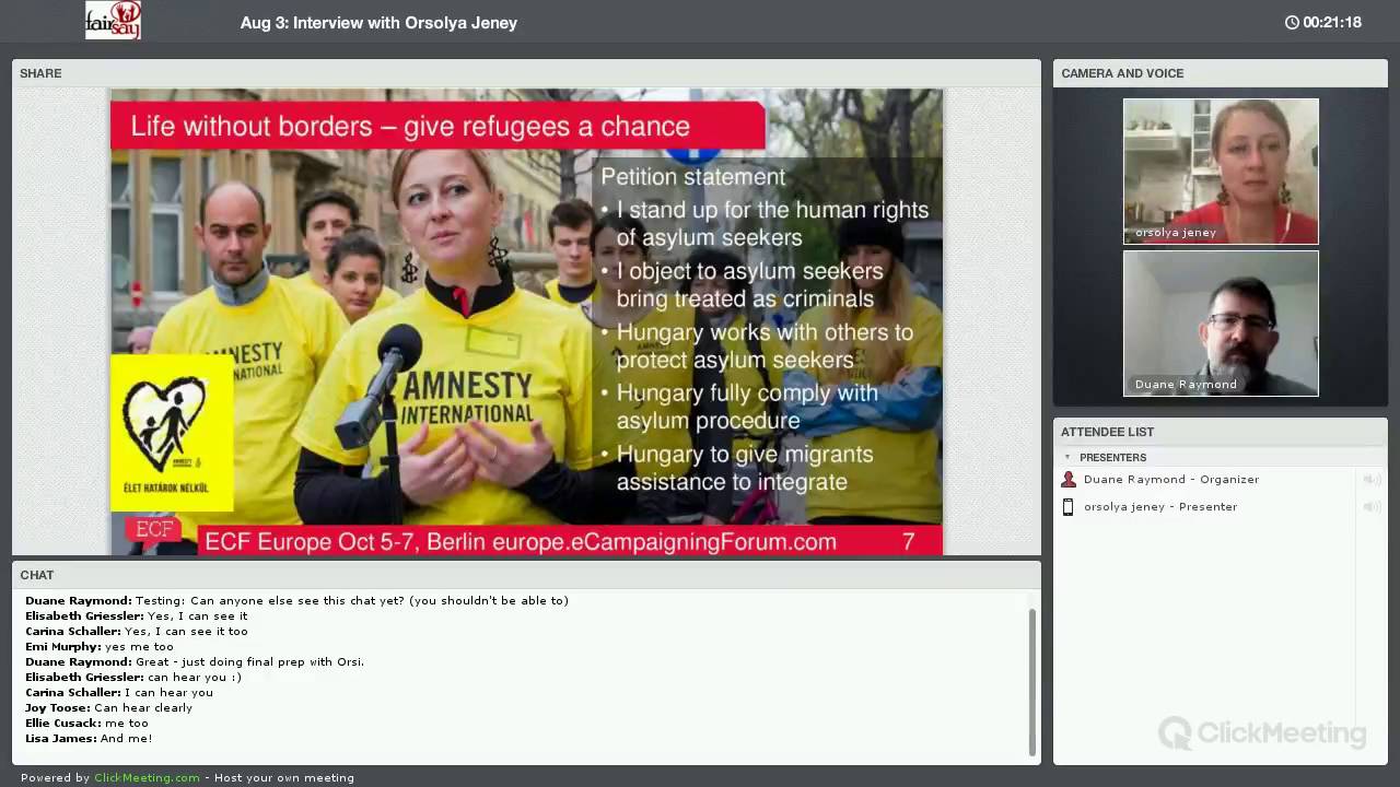 Interview with Orsi Jeney about