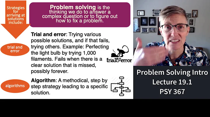 367 Lecture 19.1 A brief Introduction to Problem Solving
