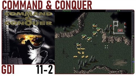 Command & Conquer No Commentary GDI Mission 11 (part 2) (PC 1995) 4K60FPS