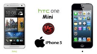 HTC One Mini vs Apple iPhone 5  | Specs Comparison