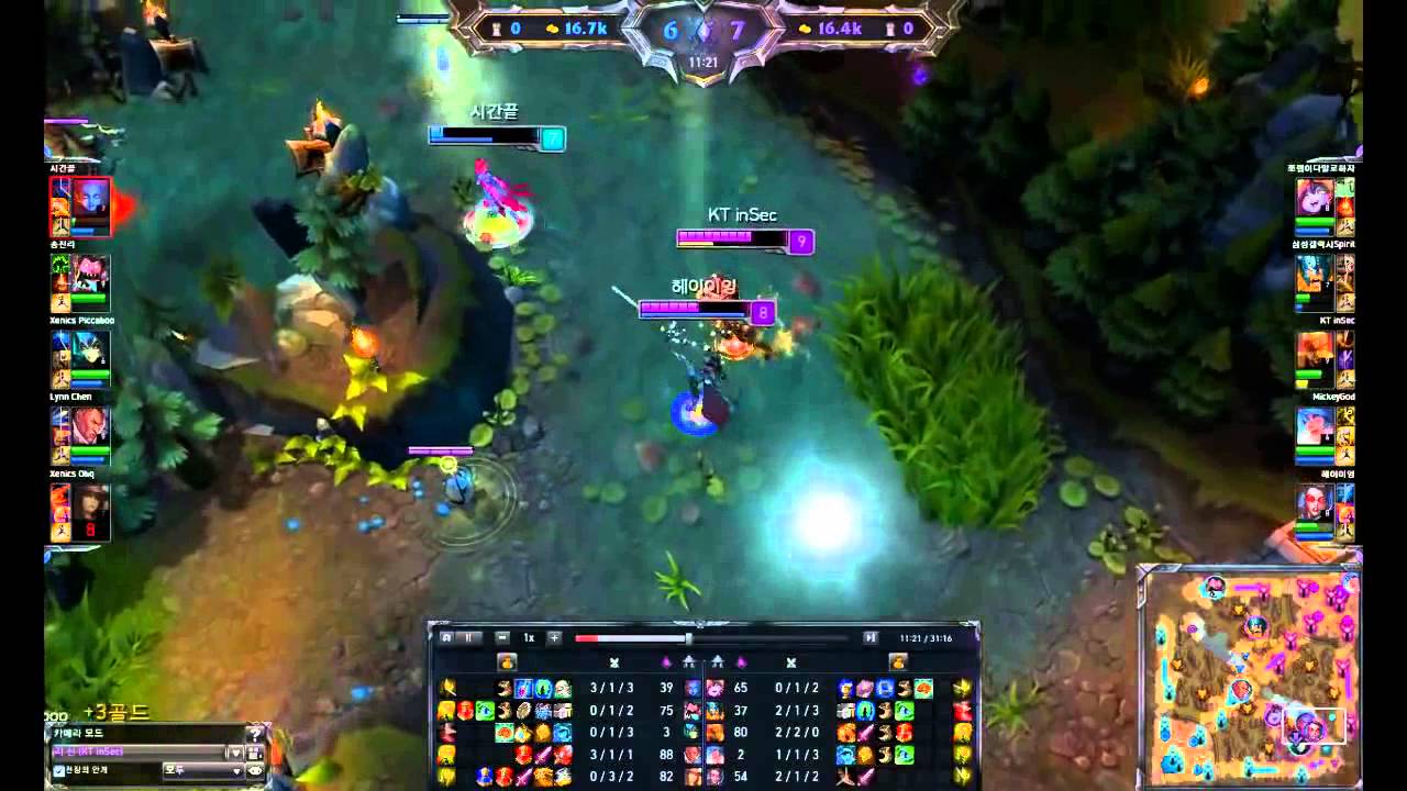 LOLKT inSec Lee Sin Play, KR SoloQ Highlight