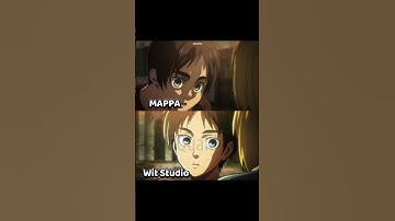 Eren & Armin, Wit Studio vs MAPPA #anime #shorts #aot