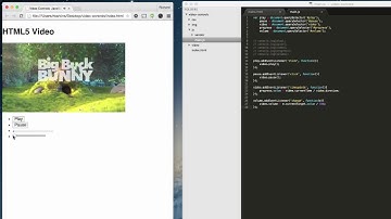 HTML5 Video Tag - Adding JavaScript Volume Toggle and Progress Bar Tutorial - Part 2