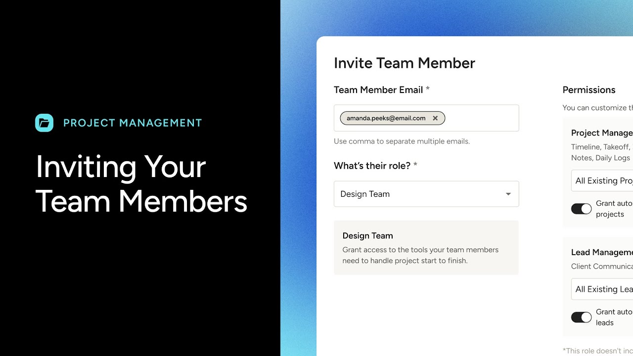 Inviting Team Members - YouTube