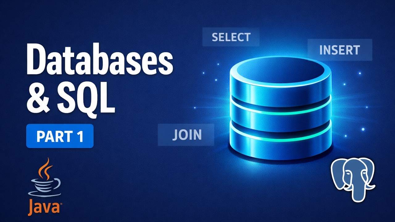 Introduction to Databases and SQL | Core Concepts, PostgreSQL Setup ...