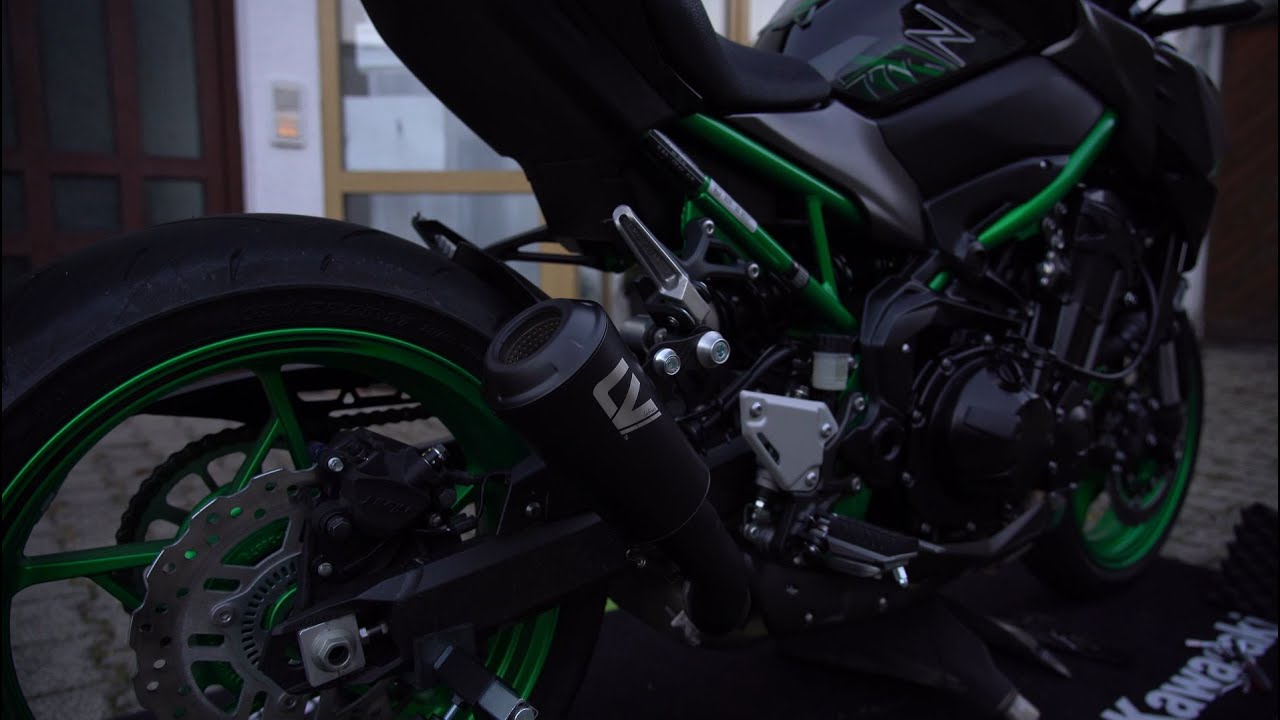 Einbau & Soundcheck Leo Vince 10 Full Back  - Kawasaki Z900