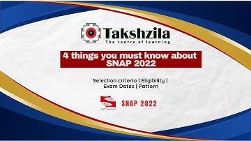 SNAP 2022 : 4 things that you must know before applying for the exam