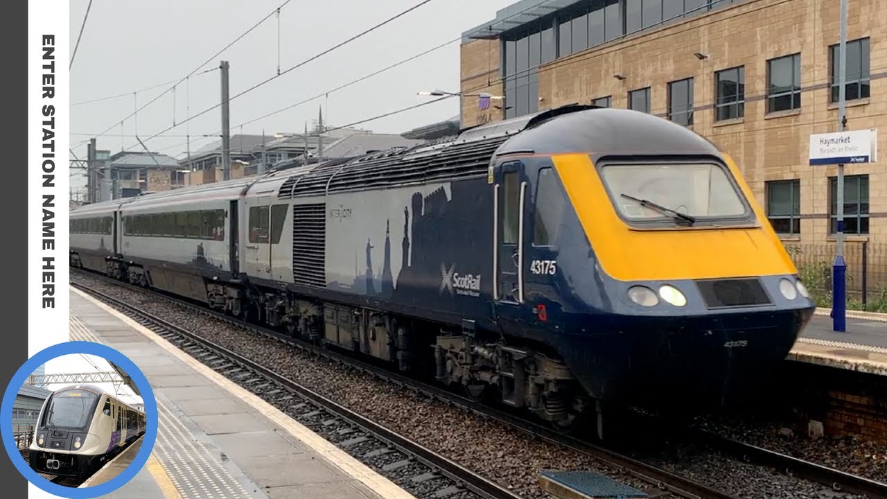 Trains at Edinburgh Haymarket