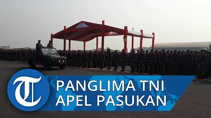 Panglima TNI Gelar Apel Kesiapan Pengamanan Pelantikan Presiden-Wakil Presiden
