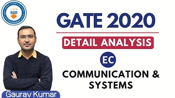 GATE 2020 ECE (COMMUNICATION SYSTEMS DETAILED SOLUTIONS)