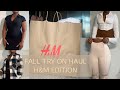 Fall Try On Haul H&M Edition