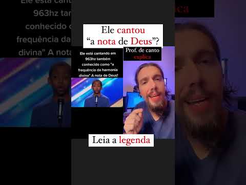 Cantou a “Nota