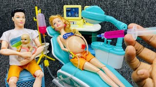 9 Minutes Satisfying with Unboxing Doctor Playset, Pregnant Woman Rescue Game ASMR | Review Toys screenshot 5