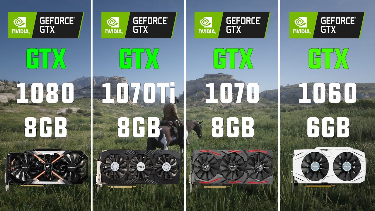 Grøn baggrund Døde i verden risiko GTX 1080 vs GTX 1070 Ti vs GTX 1070 vs GTX 1060 6GB Test in 7 Games -  YouTube