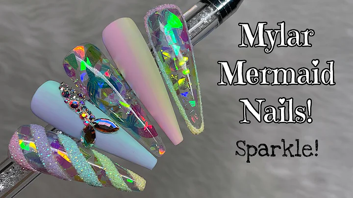 Mylar Mermaid Nails! | Nail Sugar | Madam Glam