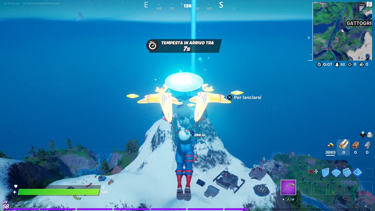 Trova acciaio di Beskar dove il cielo incontra la terra - Fortnite
