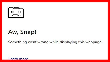 SOLUCIÓN | Algo salió mal al mostrar esta página web | Error Google Chrome