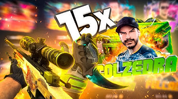 ABRI 15x CAIXAS DO COLDZERA NO CSGO! *GANHEI 3 FACAS RARAS* - CSGO.Net Opening Case