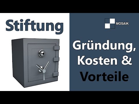 Video: Wie viel kostet es, eine Stiftung neu zu verfugen?