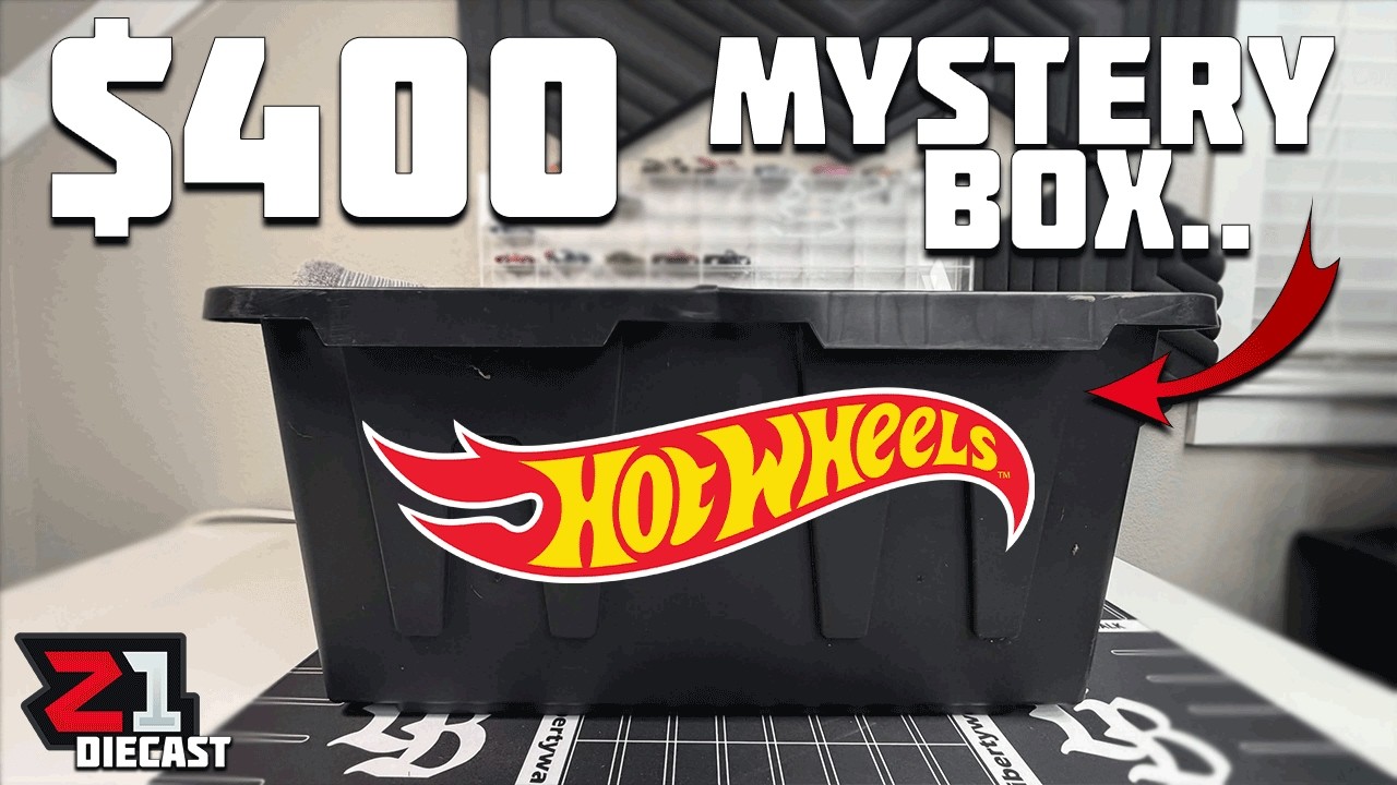 Opening A $400 Hot Wheels Mystery Box!! - YouTube