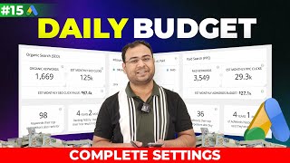 Google Ads Course | Complete Concept of Daily Budget | Must Watch  | Part#15 | UmarTazkeer