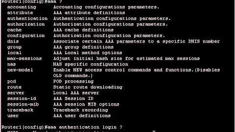 Configuring Passwords and Local AAA