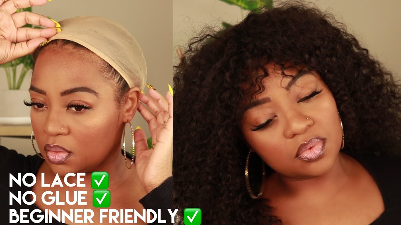 Serving GLAM! Chile, This BEGINNER Friendly, Everyday Wig Is Life! No LACE, Or GLUE! | Curls, Curls