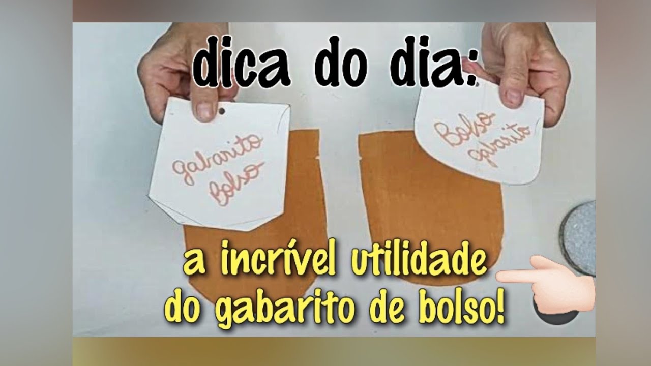 NOSSA DICA DE OURO DE HOJE VAI TE AJUDAR A FAZER O BOLSO PERFEITO!