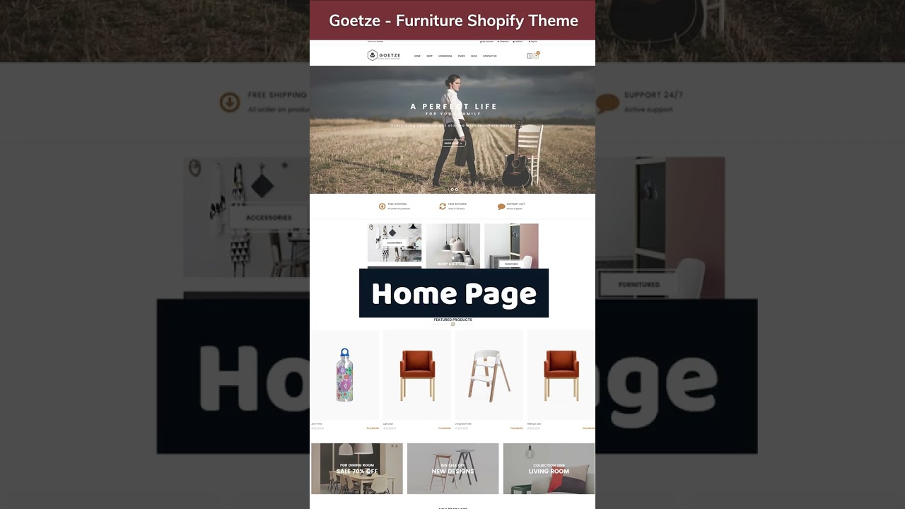 Goetze   Furniture Shopify Theme 