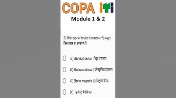 Copa iti short video  computer gk computer basic knowledge