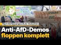 Demonstrationen für AfD-Verboten werden kaum besucht | Newsroom