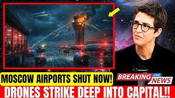 Kremlin PANICS as Long-Range Drones Strike Near Moscow’s Airports | Rachel Maddow