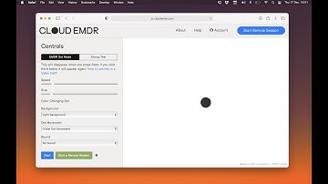 How to do remote EMDR therapy with any video call tool? using CloudEMDR