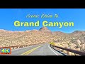 4k  driving to the grand canyon west  joshua tree forest  arizona