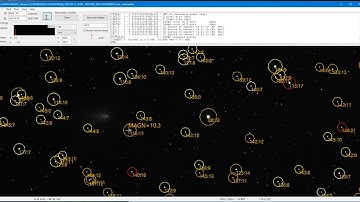 Measuring the magnitude of a comet using the ASTAP program