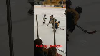 Noah, don't play that. #hockey #ricelakewarriorshockey
